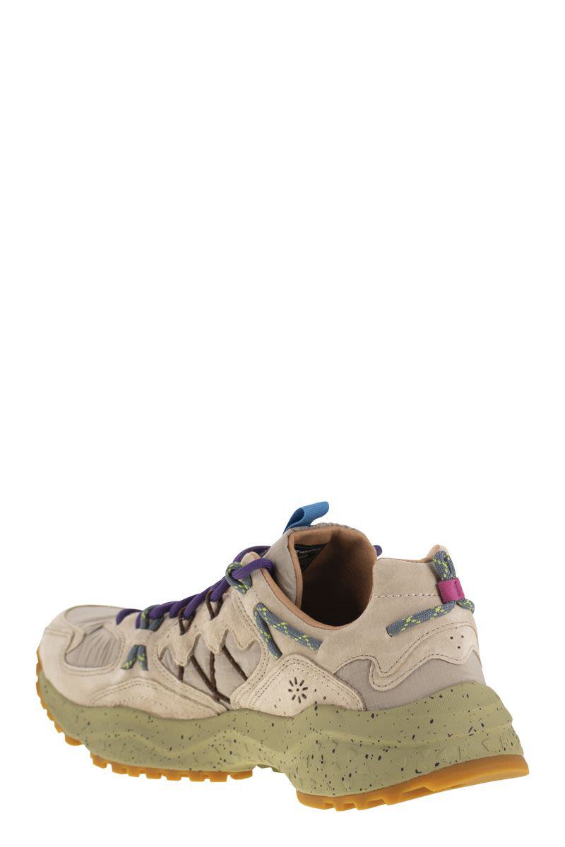 Flower Mountain Yamabushi - Sneakers In Suede And Technical Fabric