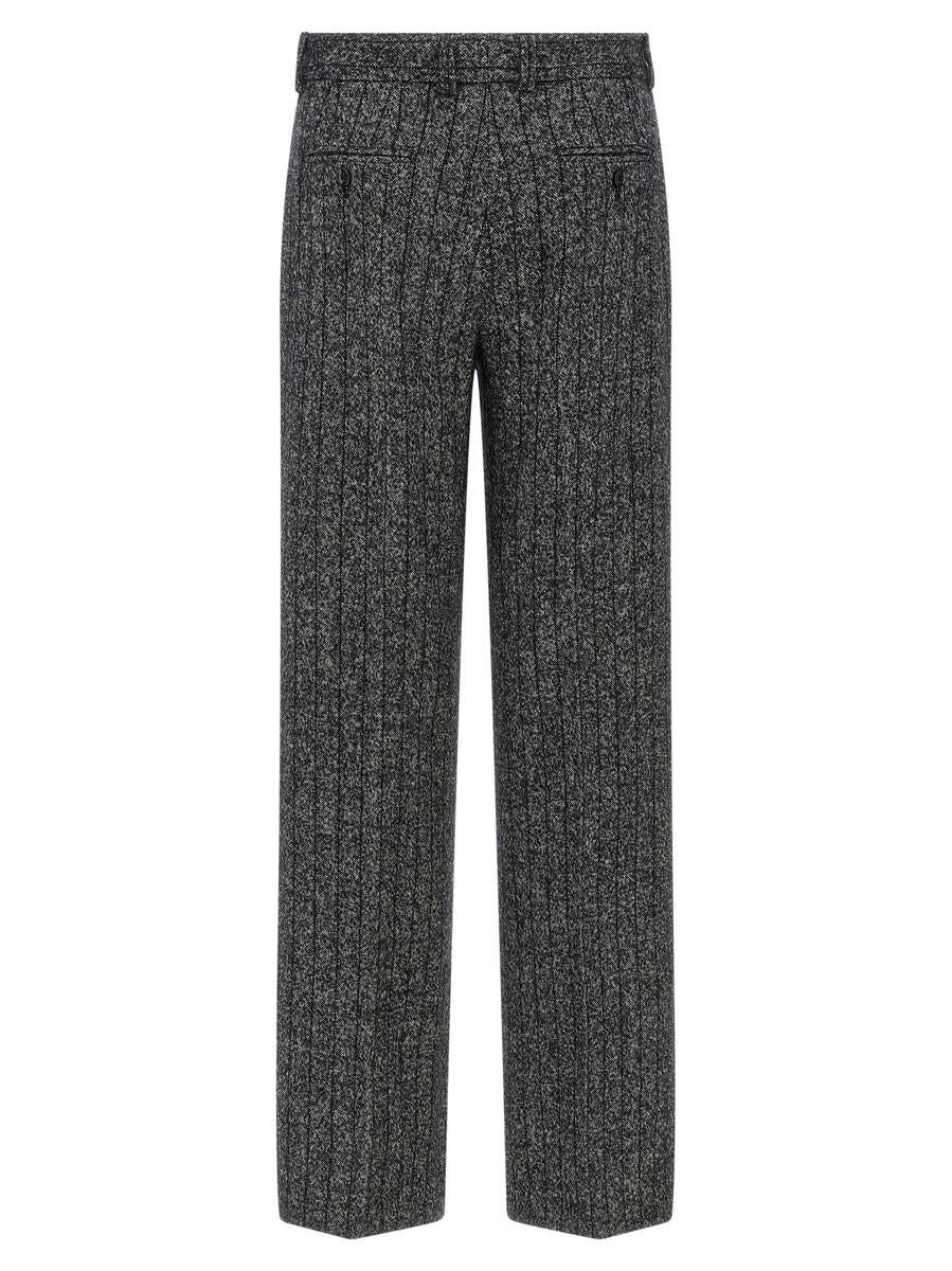 Dolce & Gabbana Striped Wool Pants