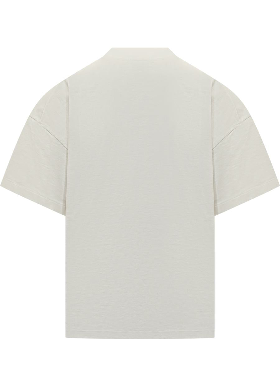 Jil Sander White Jil Sander T-Shirt With Black Logo
