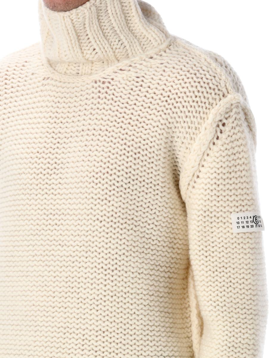 MM6 Maison Margiela Chunky Wool Turtleneck Jumper