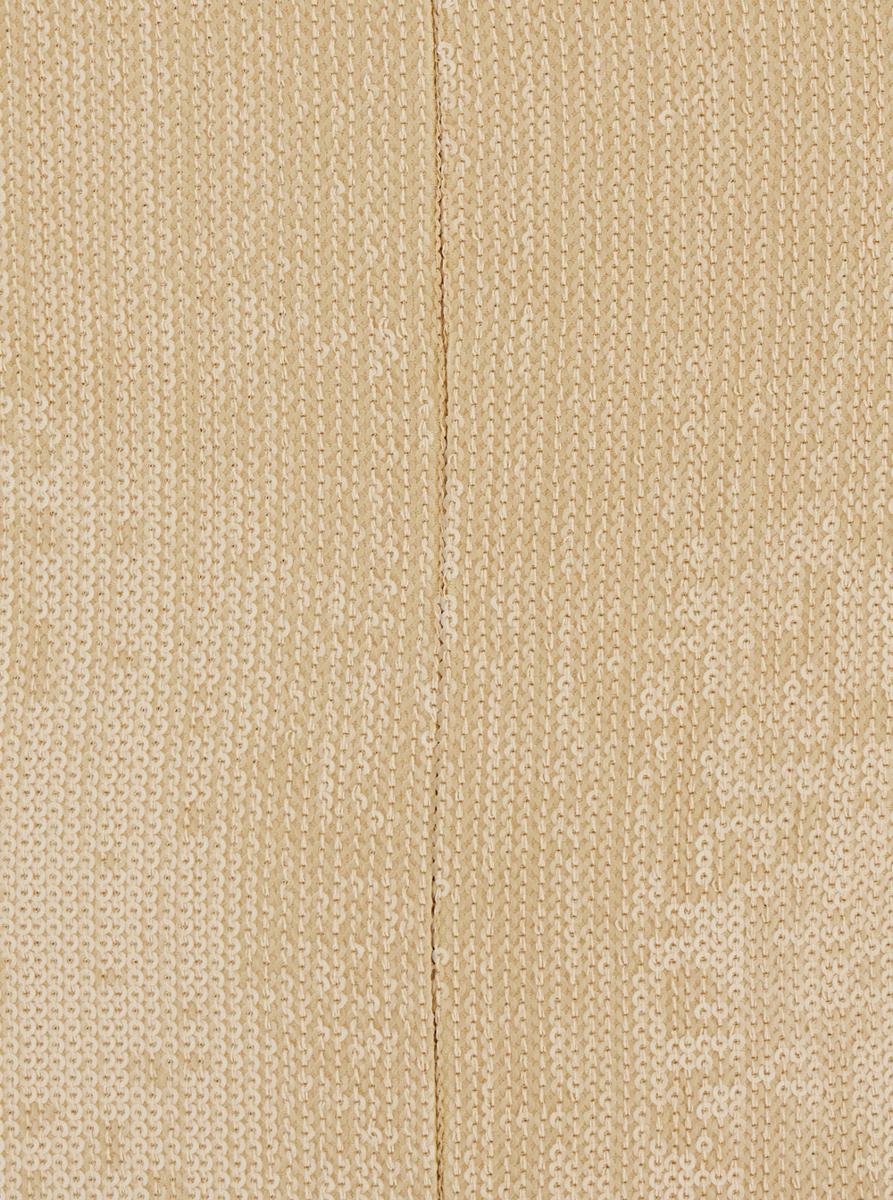 Beige Bustier Top With All-Over Sequin Application In Fabric Woman