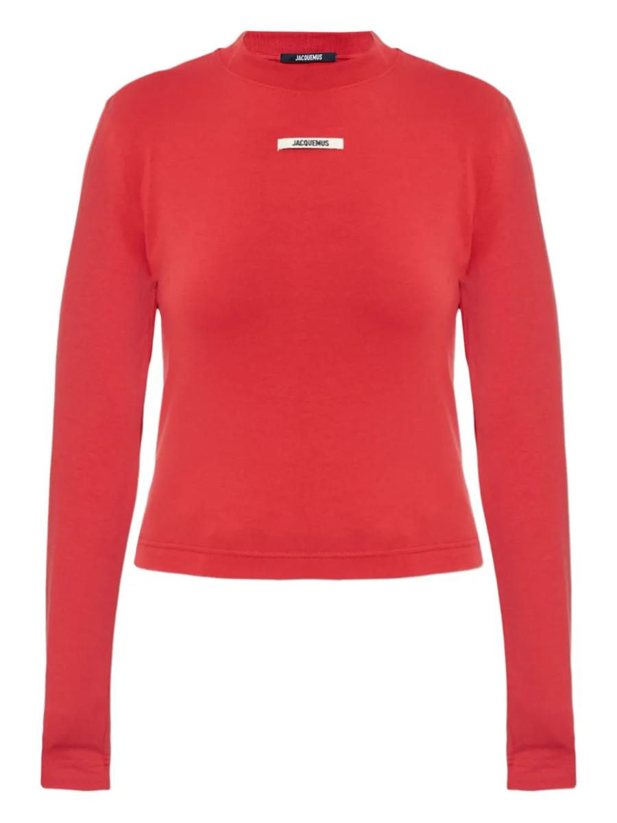 Jacquemus Long-Sleeved T-Shirt With Applique