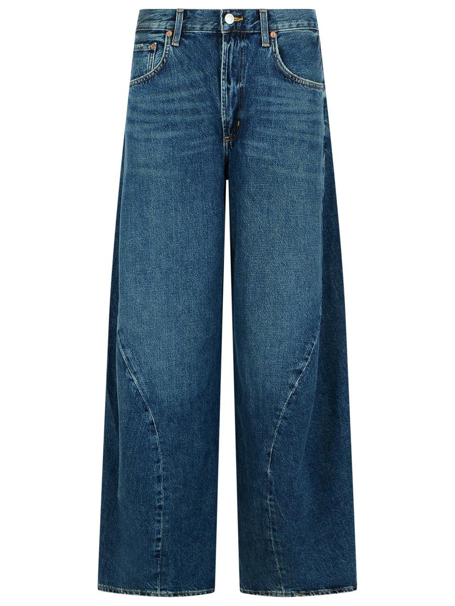 Agolde 'Twist' Blue Cotton Jeans