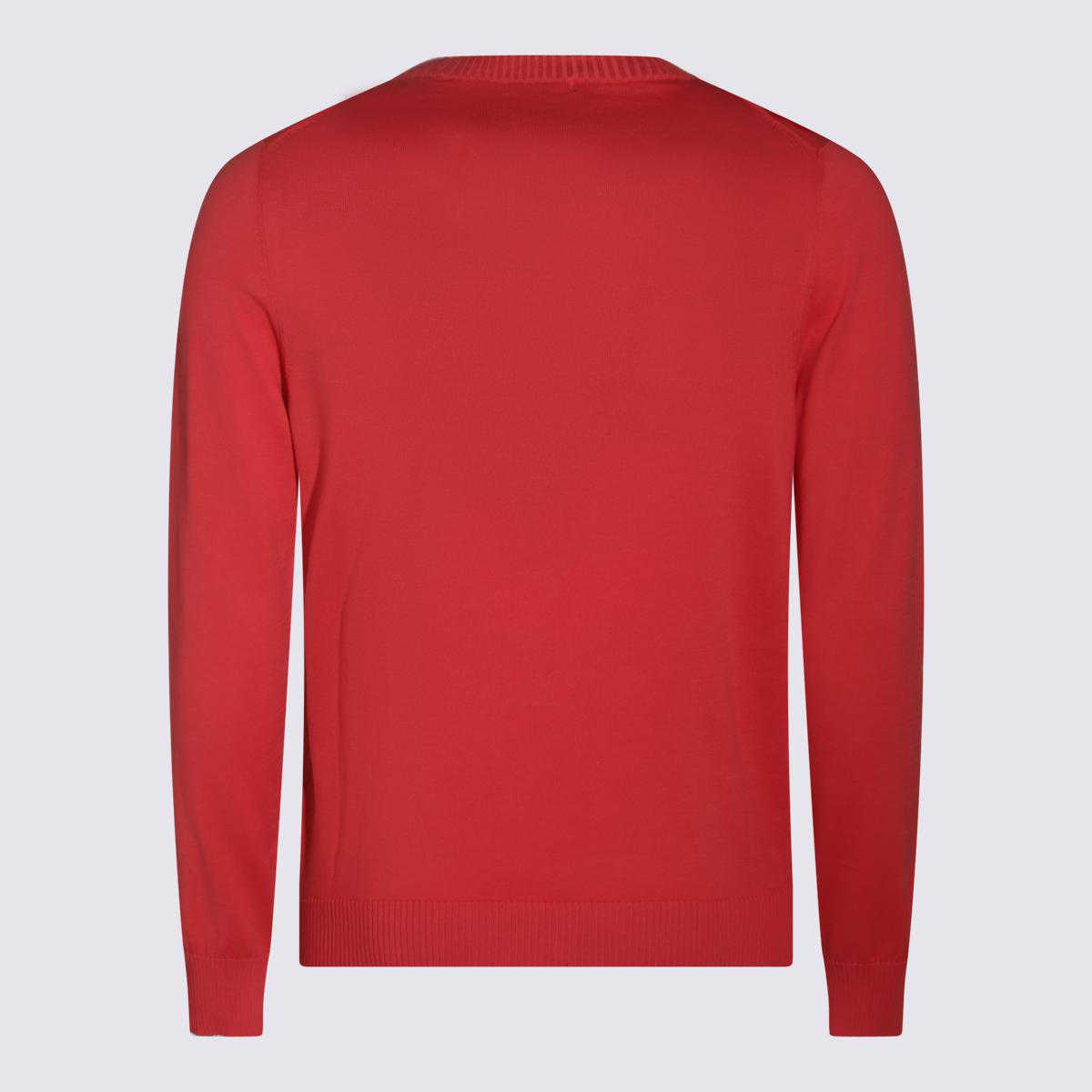 Malo Red Cotton Knitwear