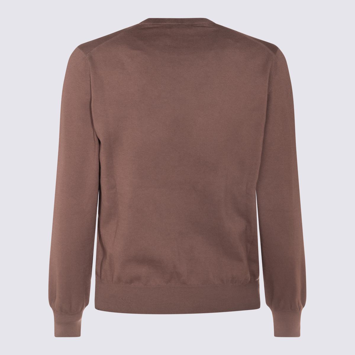 Altea Brown Cotton Knitwear