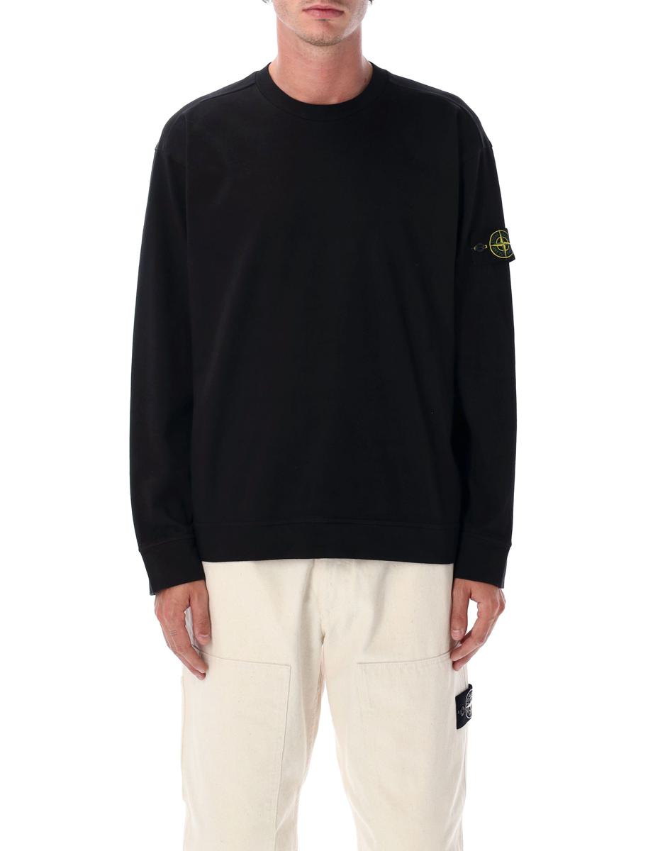 Stone Island Heavy Cotton Crewneck Sweatshirt
