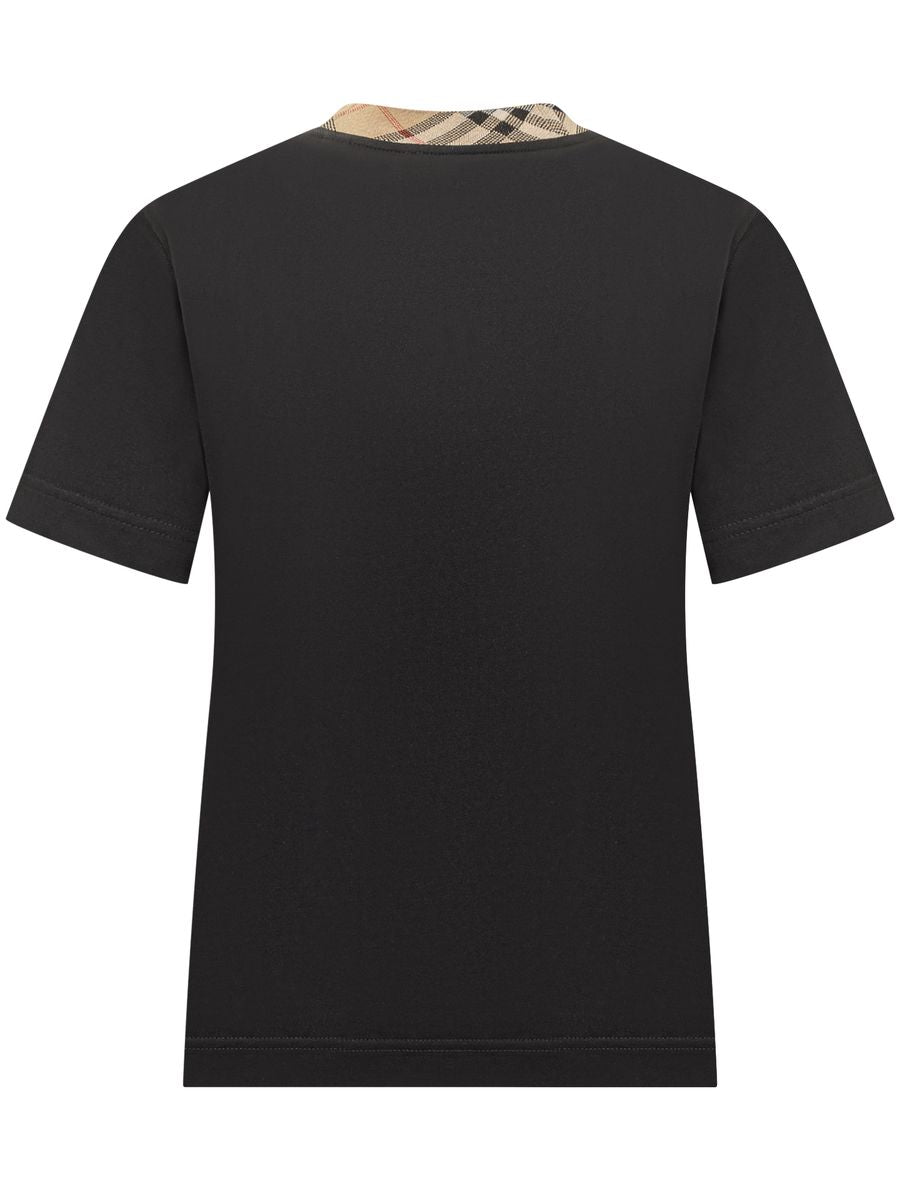 Burberry Check Motif T-Shirt