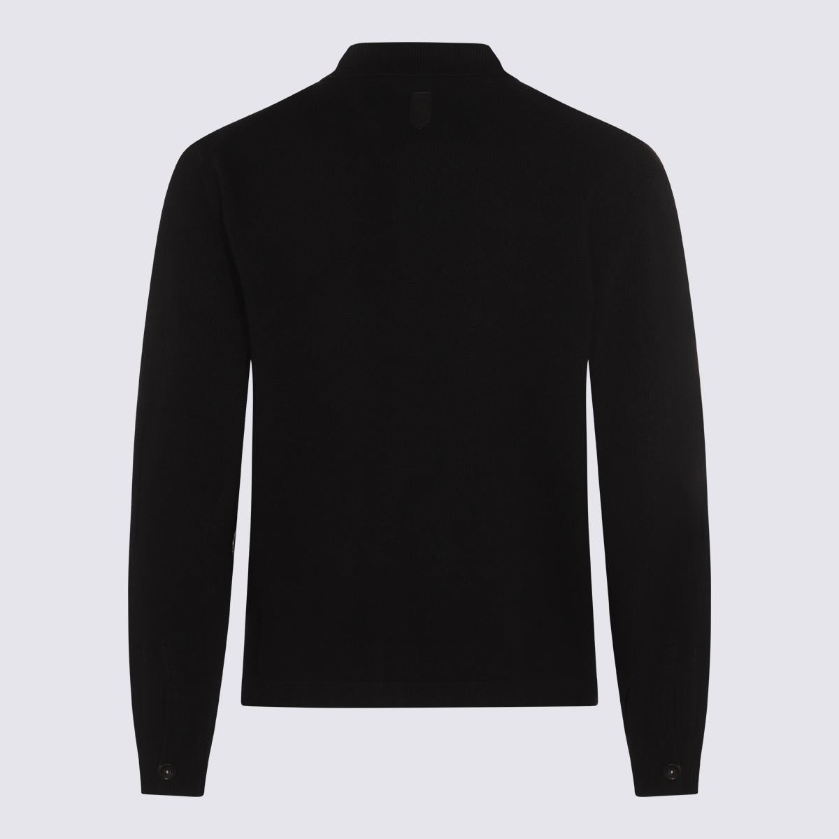Canali Black Wool Knitwear