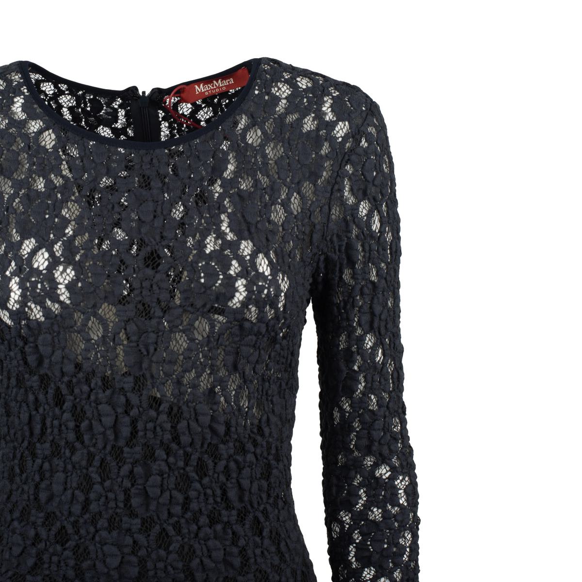 Max Mara Close-Fitting Cloqué Lace Dress