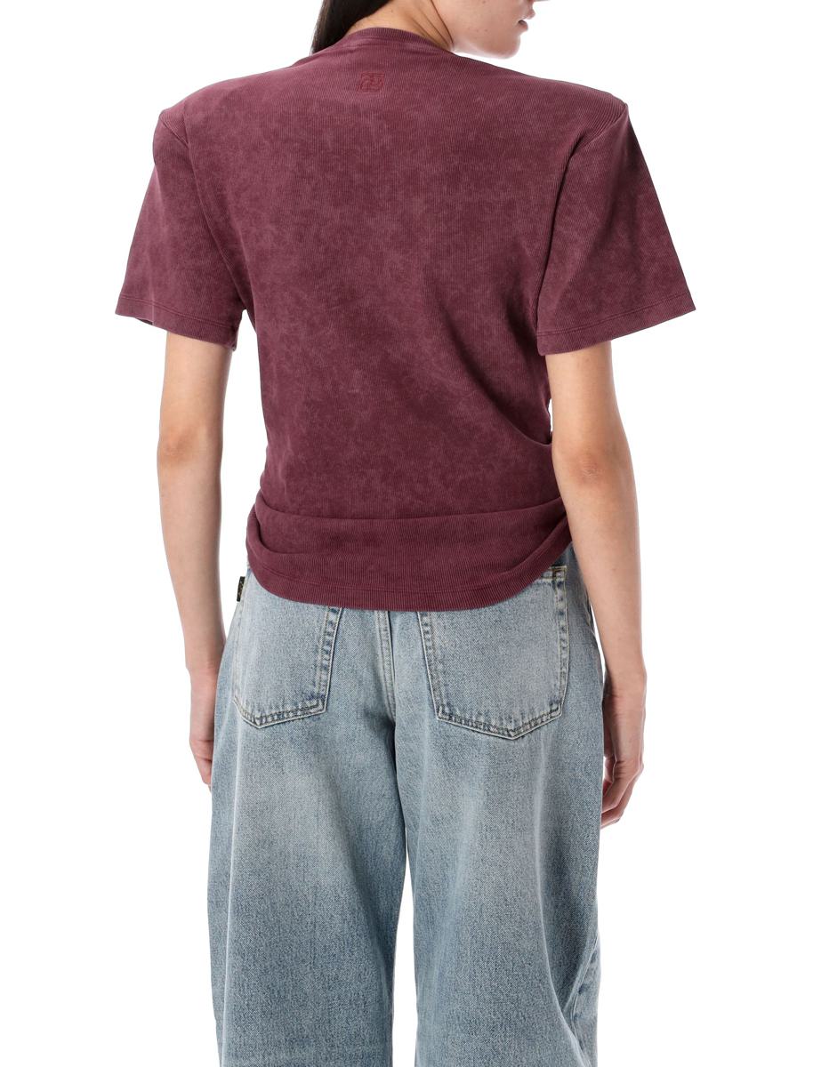 Magda Butrym Knotted Ribbed T-Shirt