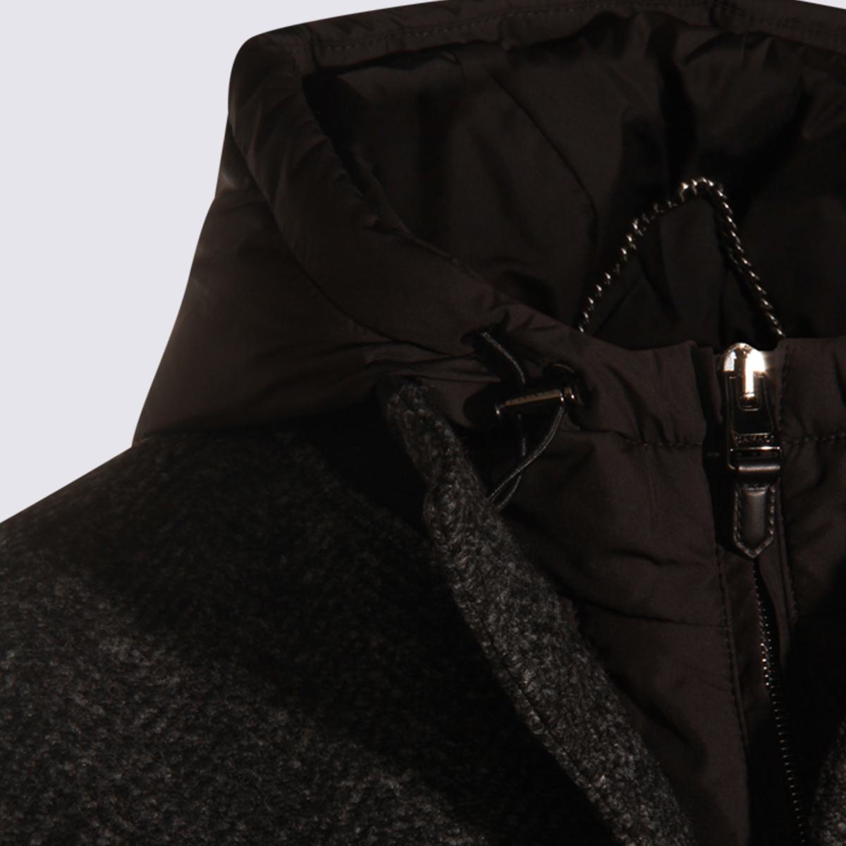 Canali Grey Wool Blend Casual Jacket