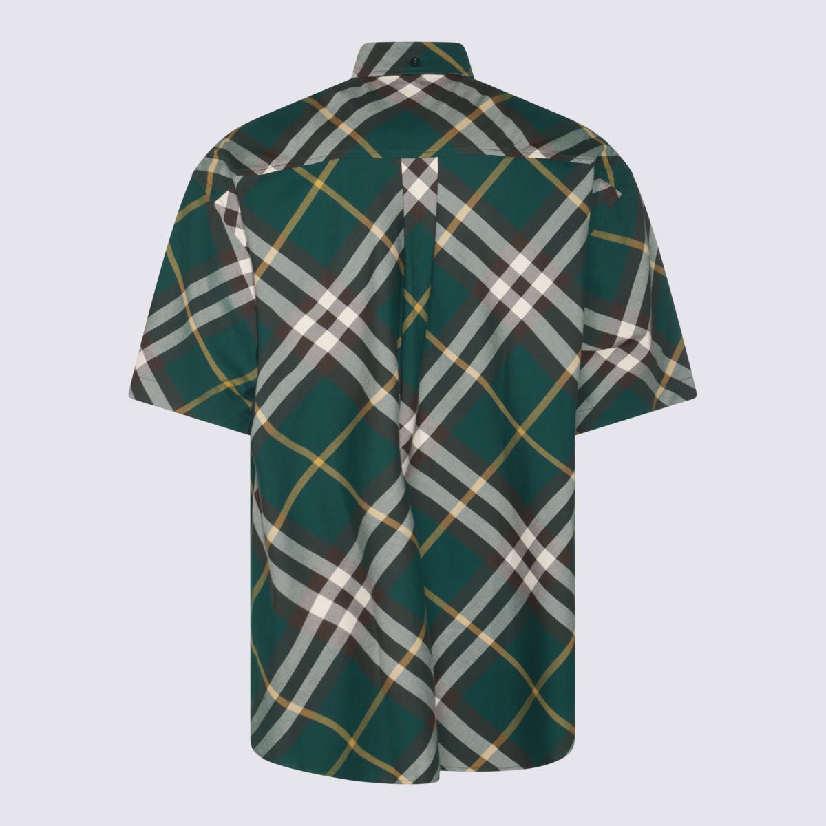 Burberry Green Cotton Shirt