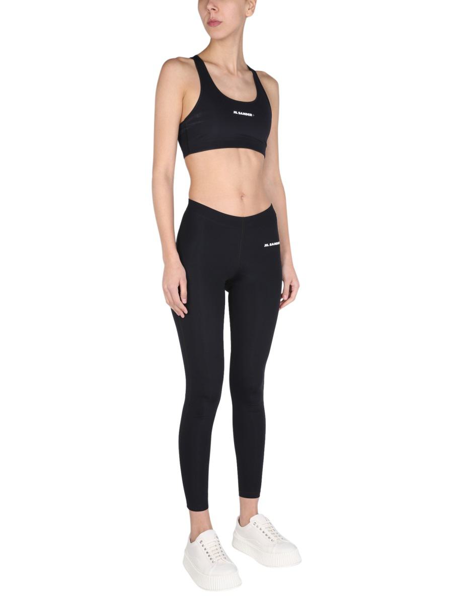 Jil Sander Logo Print Leggings