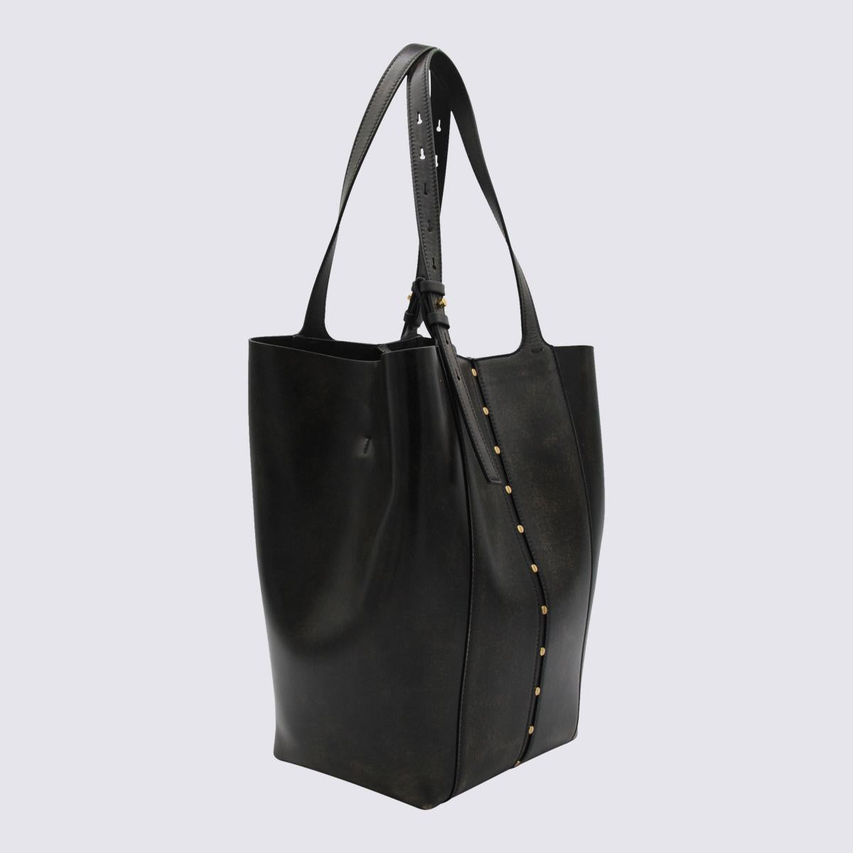 Golden Goose Black Leather Totes