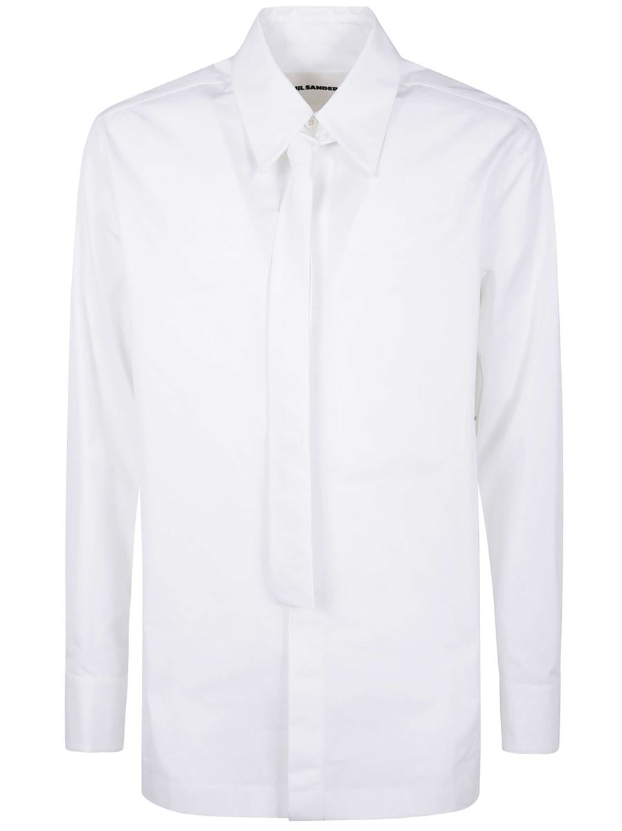 Jil Sander Shirt With Tie Clothing