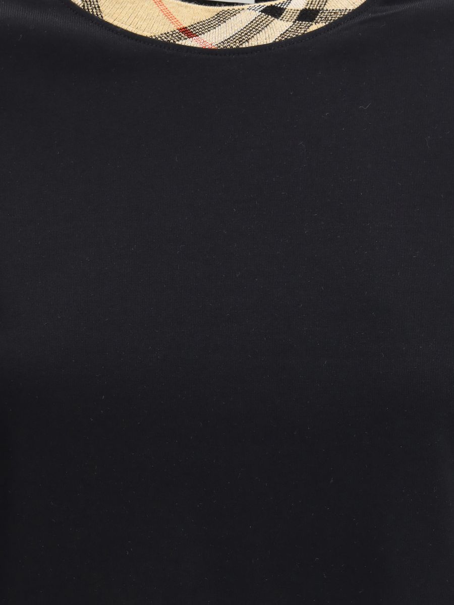 Burberry Check Motif T-Shirt