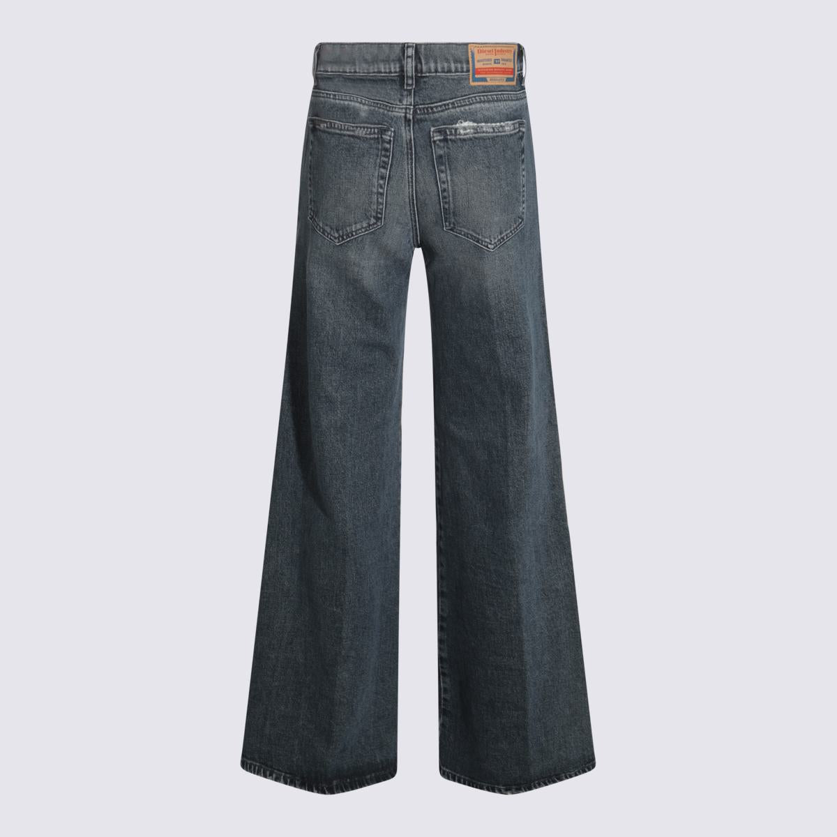 Diesel Blue Cotton Denim Jeans