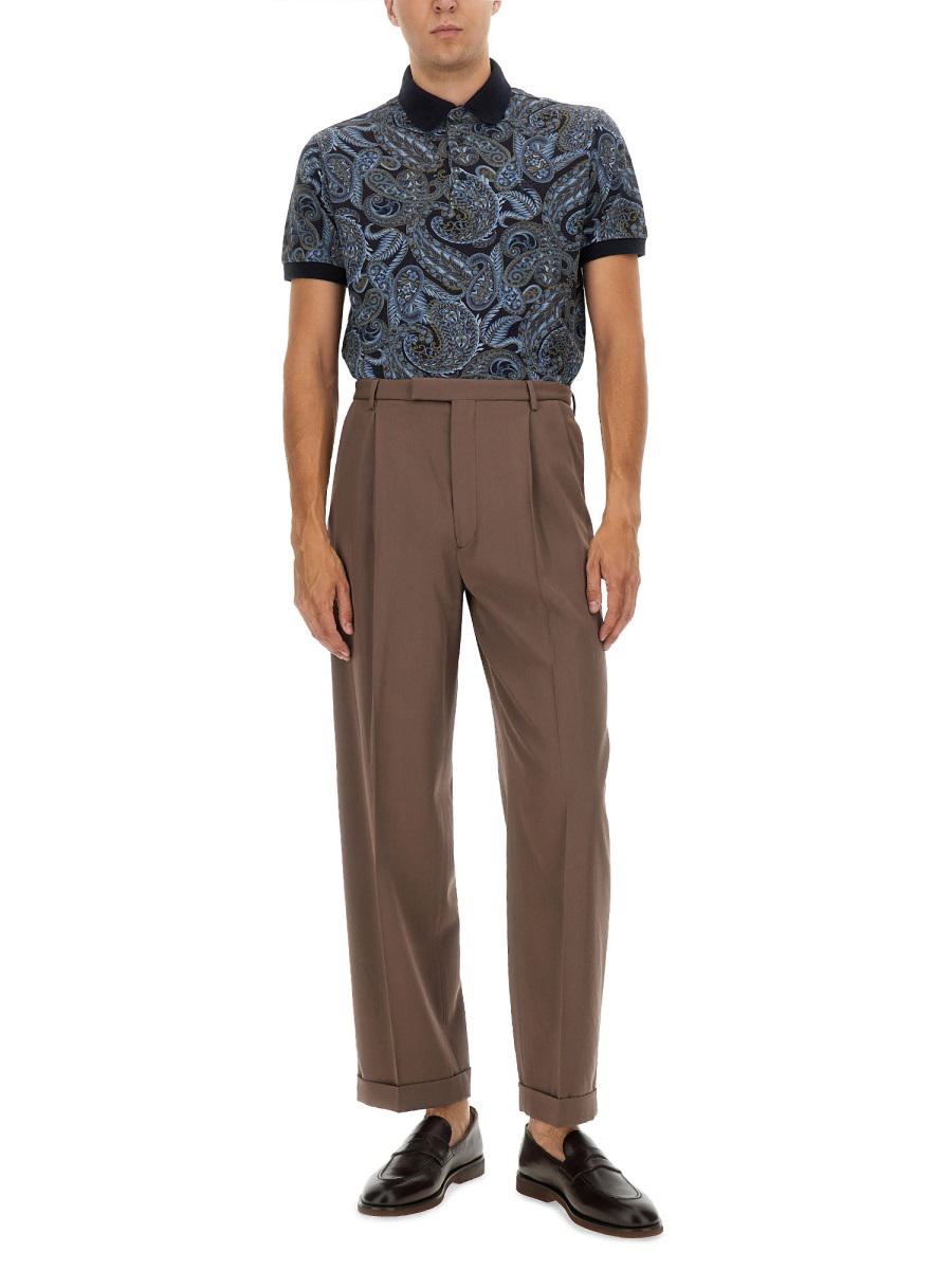 Etro Polo Shirt With Print
