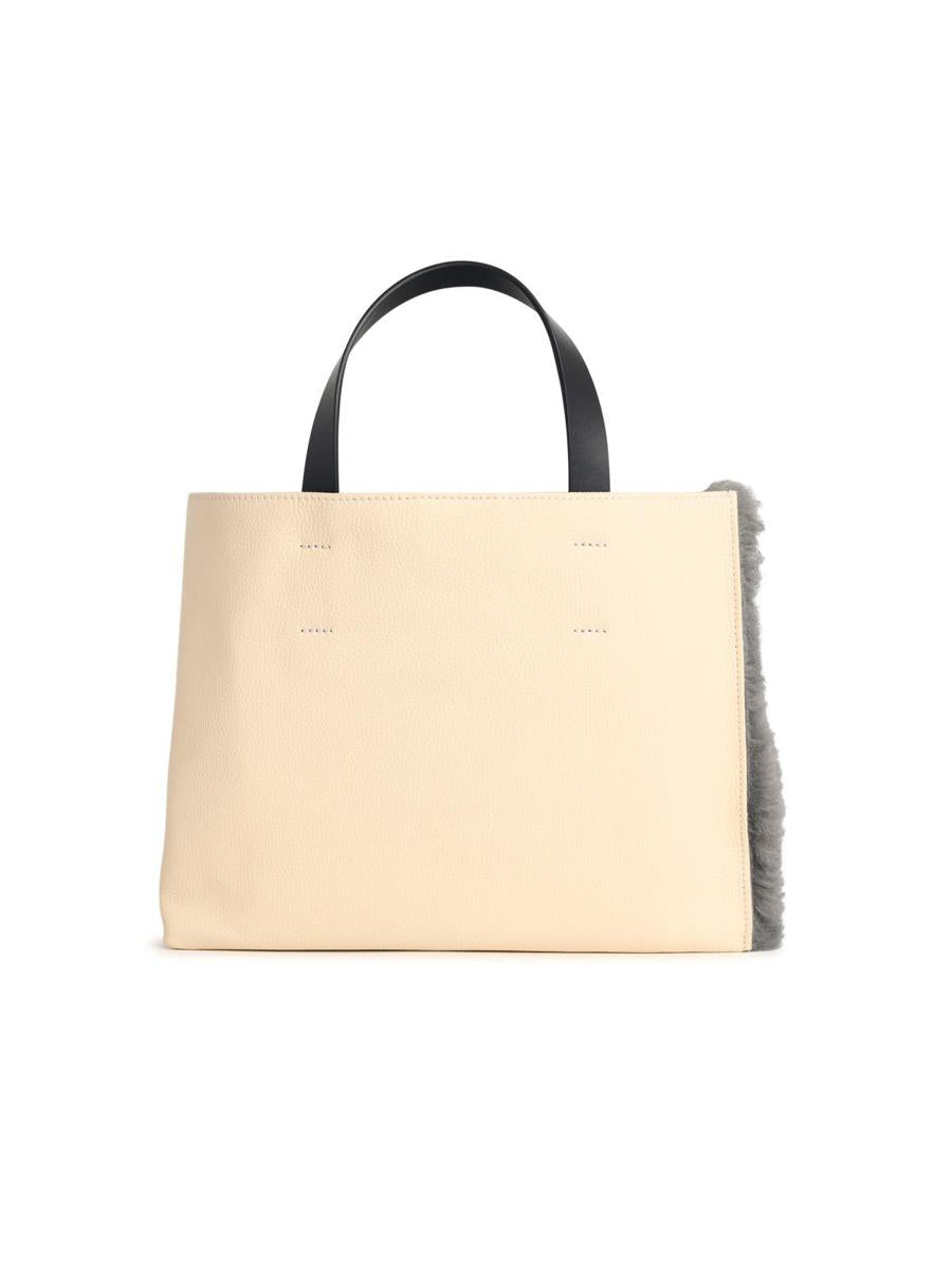 Marni 'Museum' Two-Tone Leather Blend Bag