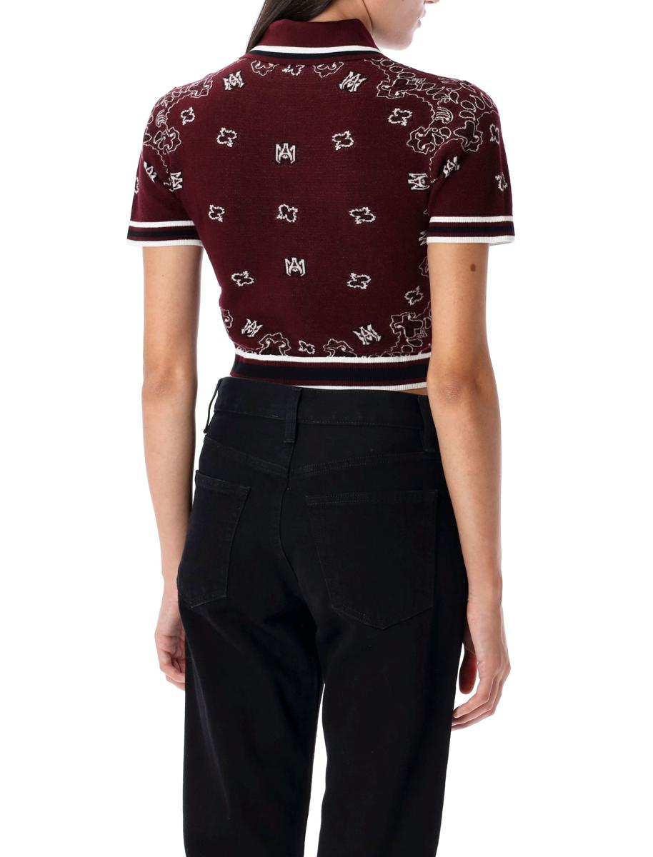 Amiri Bandana Polo Shirt