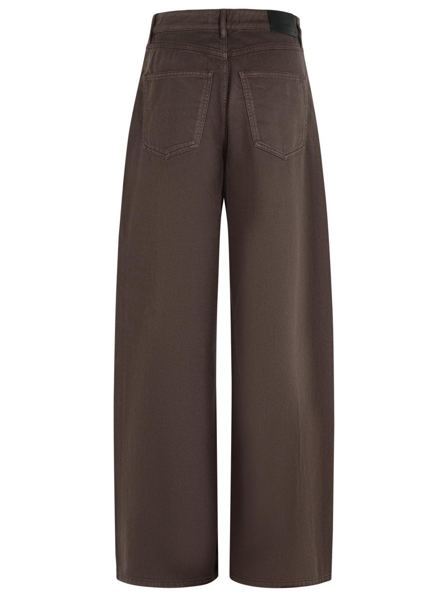 Sportmax 'Siamese' Brown Cotton Jeans