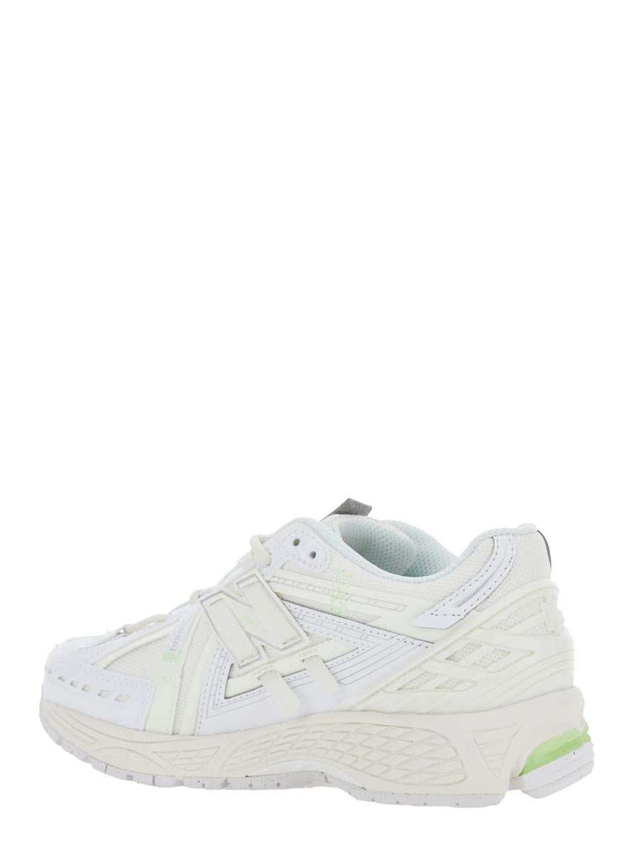 '1906R' White Sneaker With Mesh Design And Side Logo In Synthetic Fiber Unisex