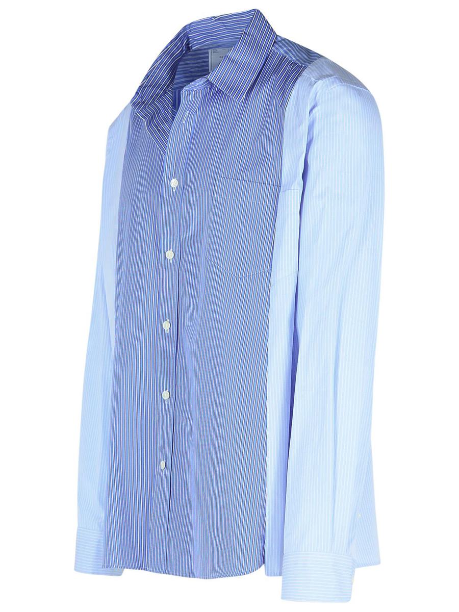 Sacai Light Blue Cotton Shirt