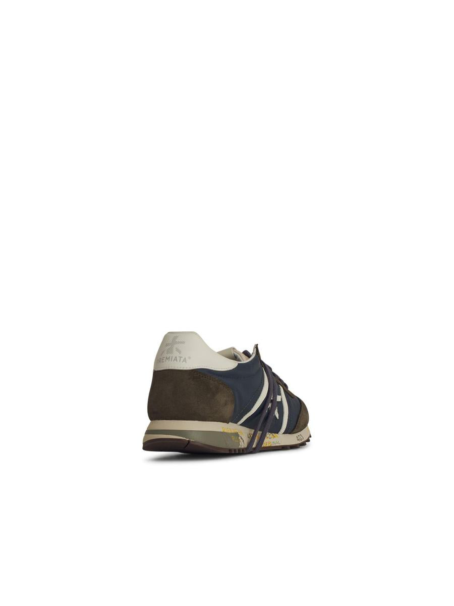 Premiata 'Lucy' Blue Leather Blend Sneakers