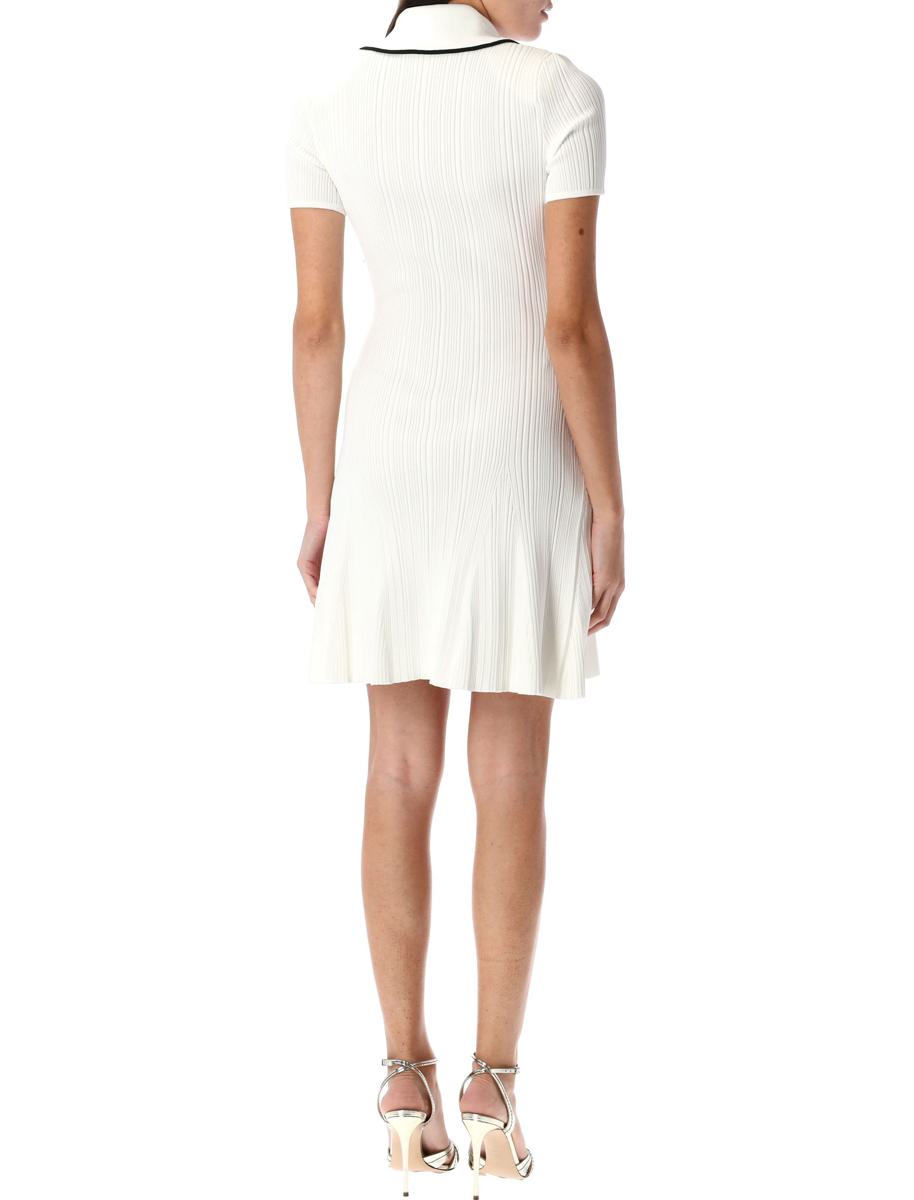 Self-Portrait Rib Knit Mini Dress