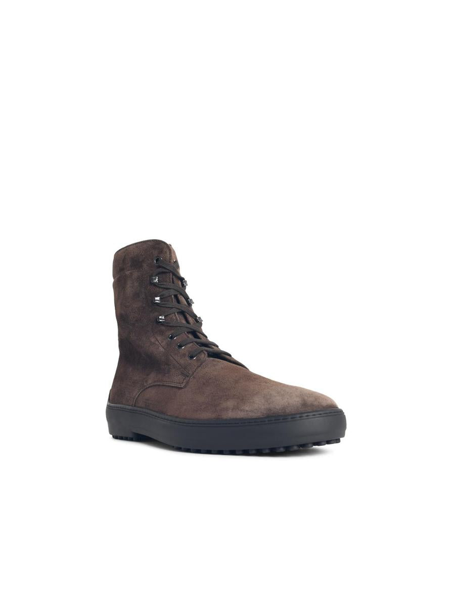 Tod'S Brown Suede Ankle Boots