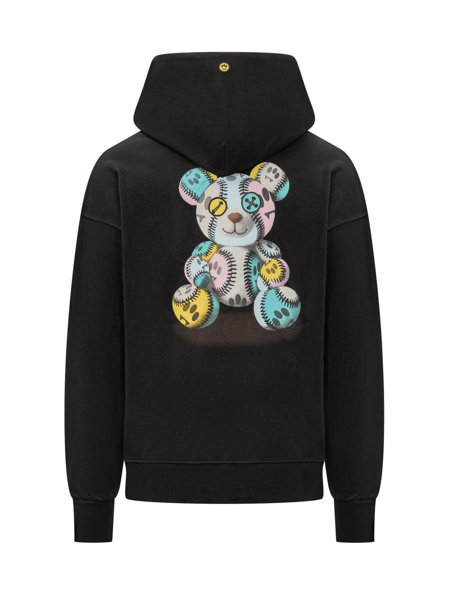 Barrow Black Logo Embroidered Barrow Hoodie