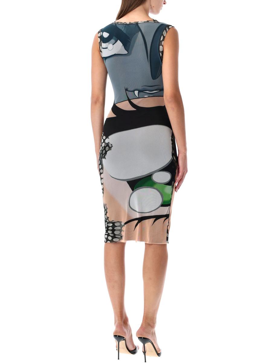 Ottolinger Julien Ceccaldi Printed Bodycon Midi Dress