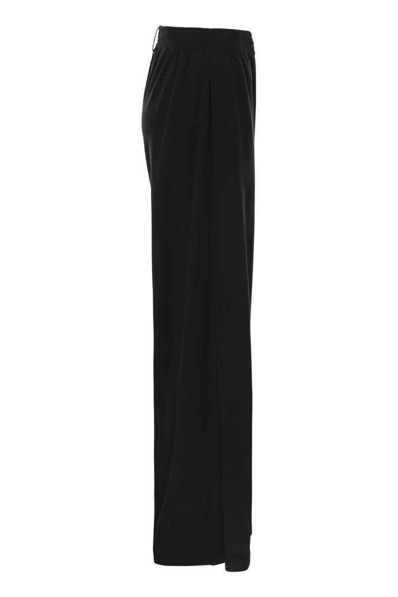 Fabiana Filippi Wide Trousers In Viscose And Wool