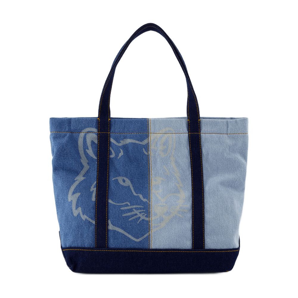 Maison Kitsuné Fox Head Medium Shopper Bag
