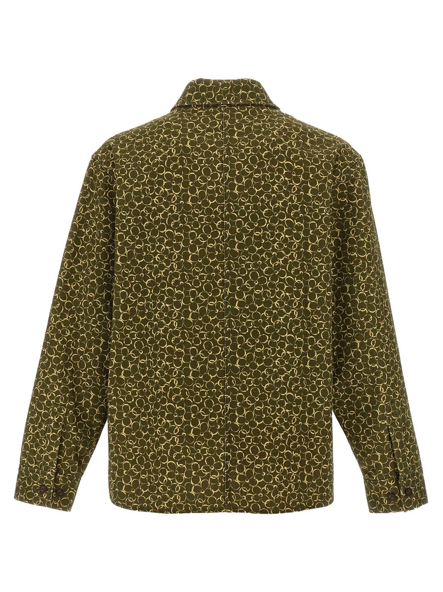 Maison Kitsuné Floral Print Overshirt