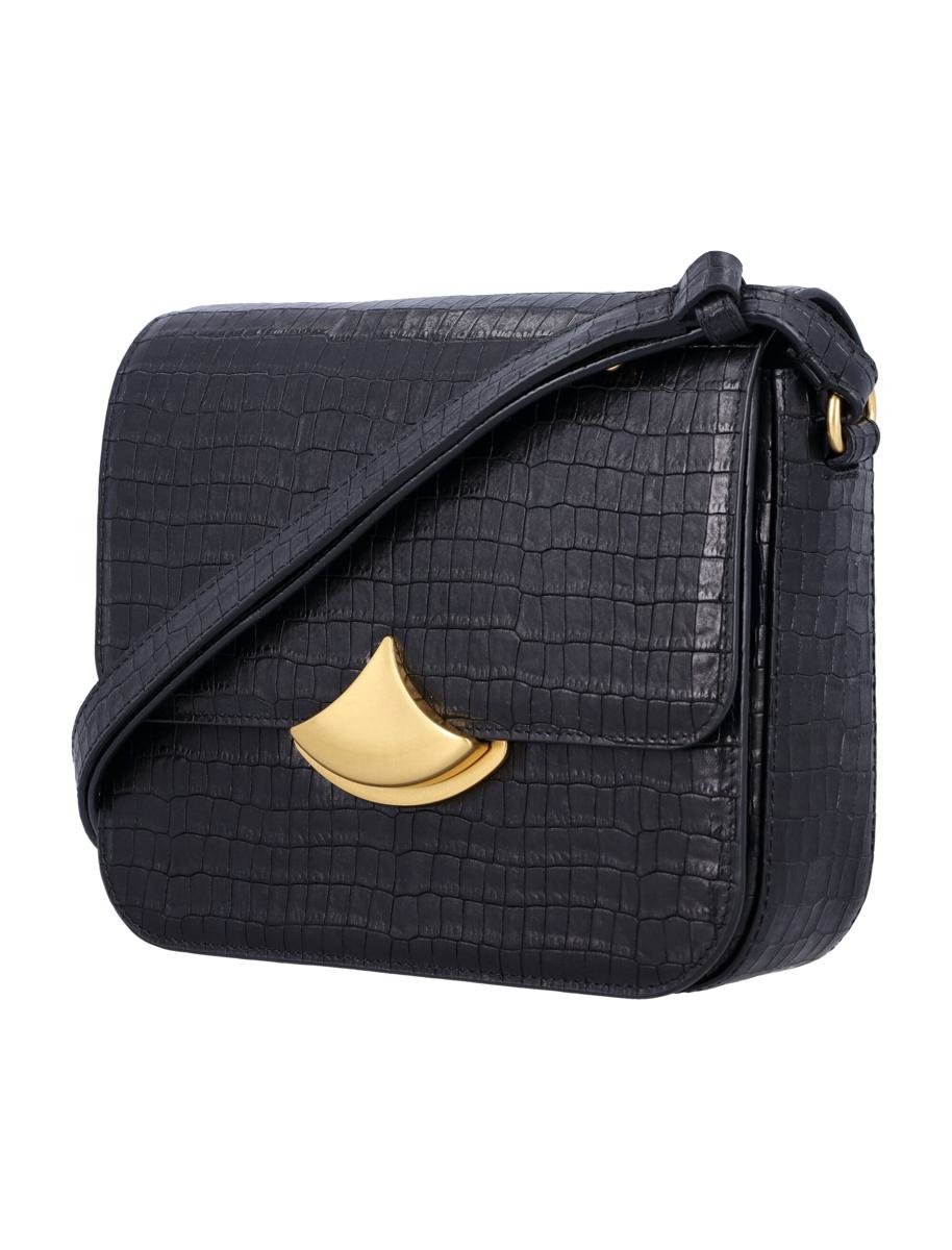 Sessun Sessùn Diviluz E Crocodile-Print Leather Box Bag