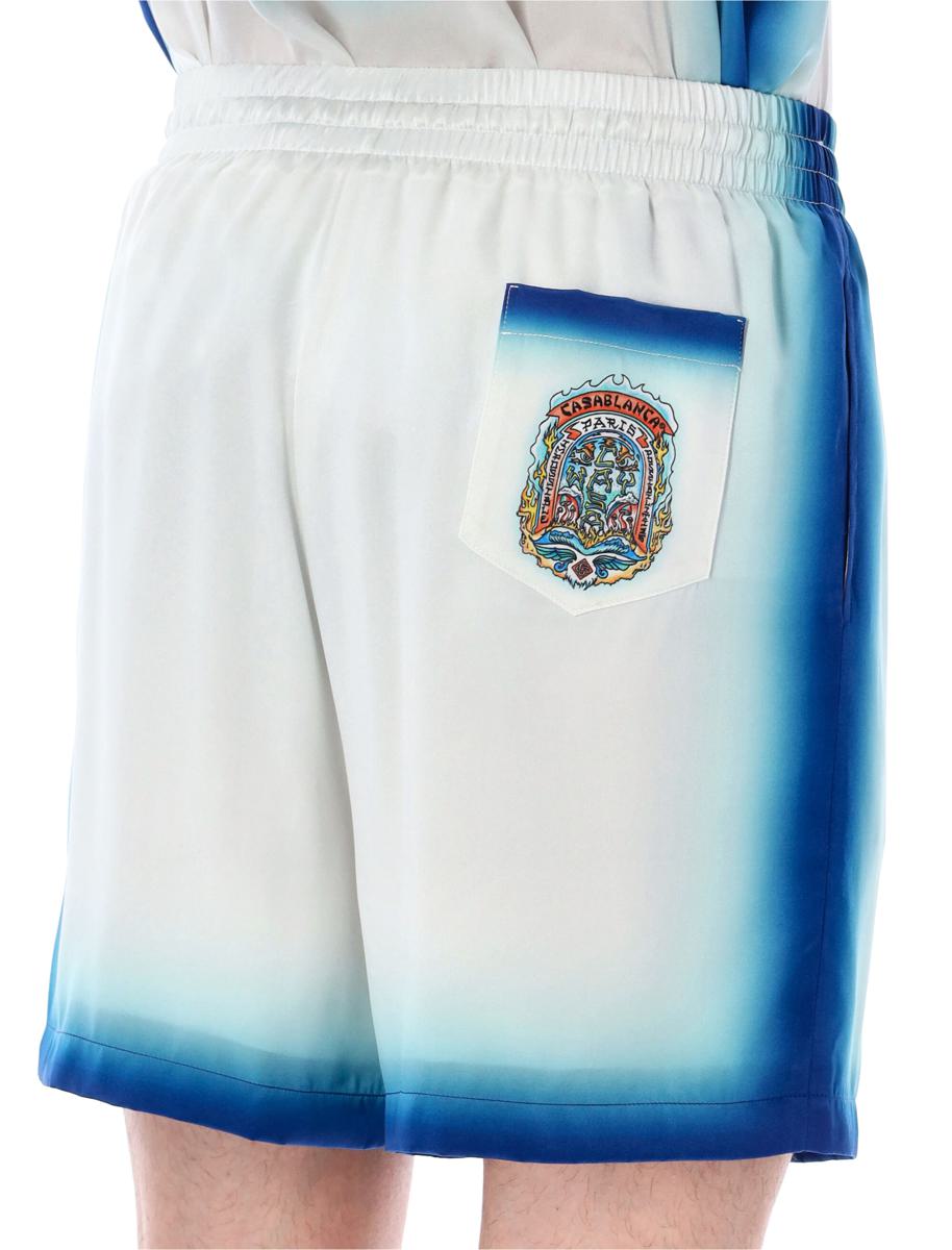 Casablanca Casa Way Skate Silk Shorts