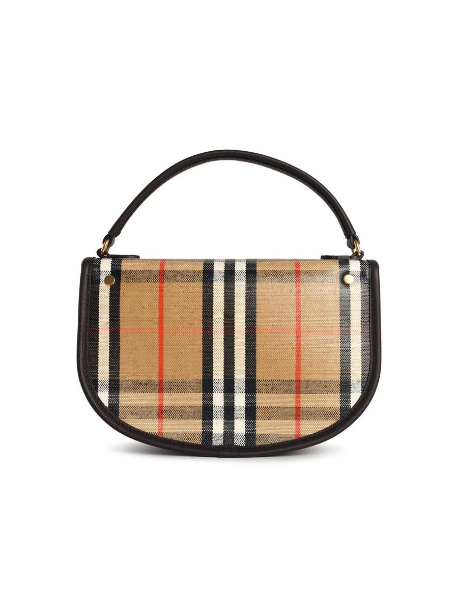 Burberry 'Highlands' Sand Cotton Blend Crossbody Bag