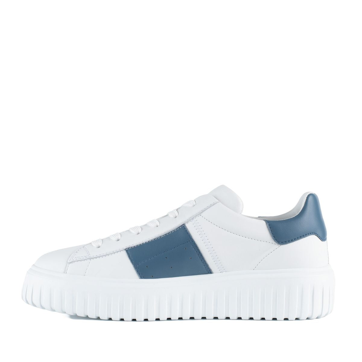 Hogan White H-Stripes Sneakers