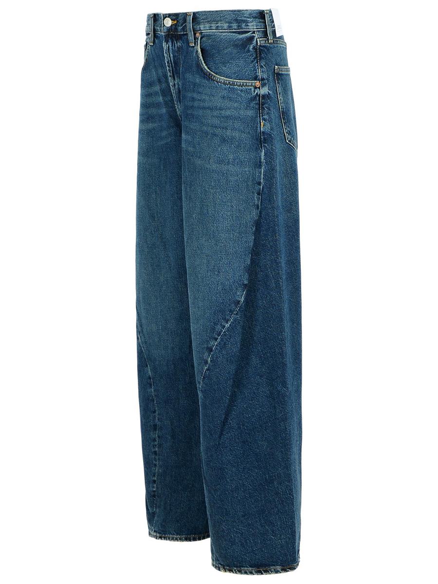 Agolde 'Twist' Blue Cotton Jeans