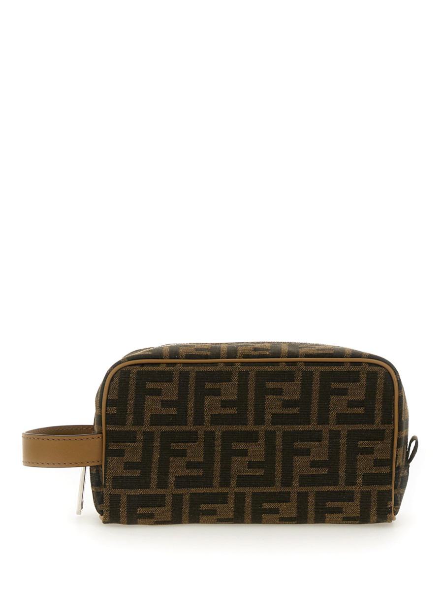Fendi Beauty Case "Ff" Jacquard Small
