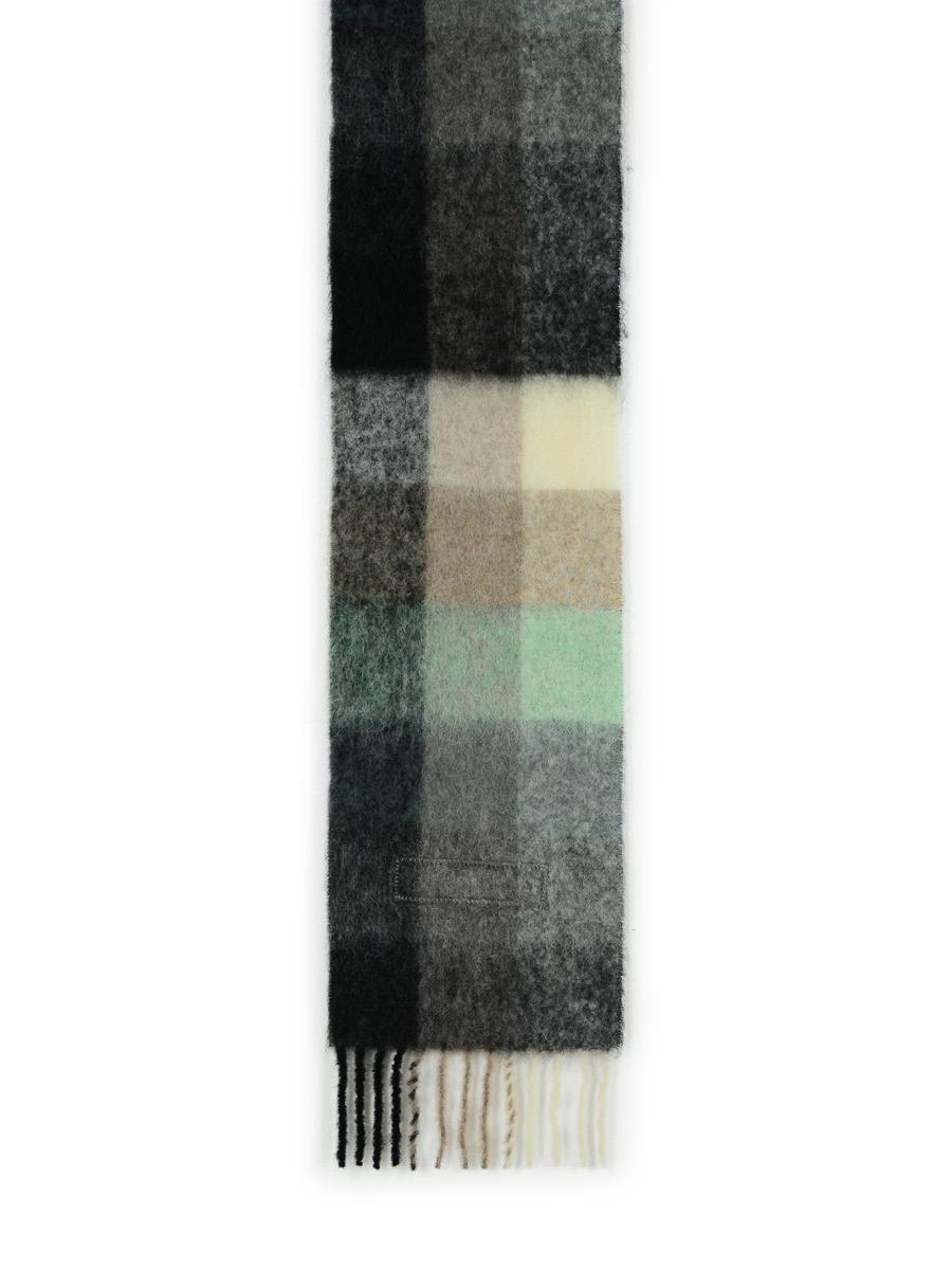 Acne Studios Green Alpaca Blend Scarf