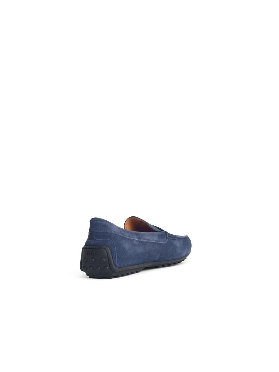 Tod'S Blue Suede Loafers