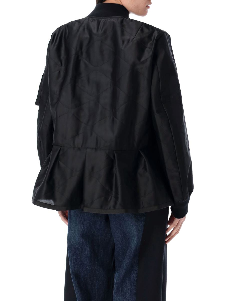 Sacai Quilted Satin Blouson