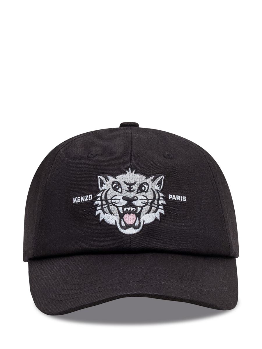 Kenzo Kenzo Black Cap With Tiger