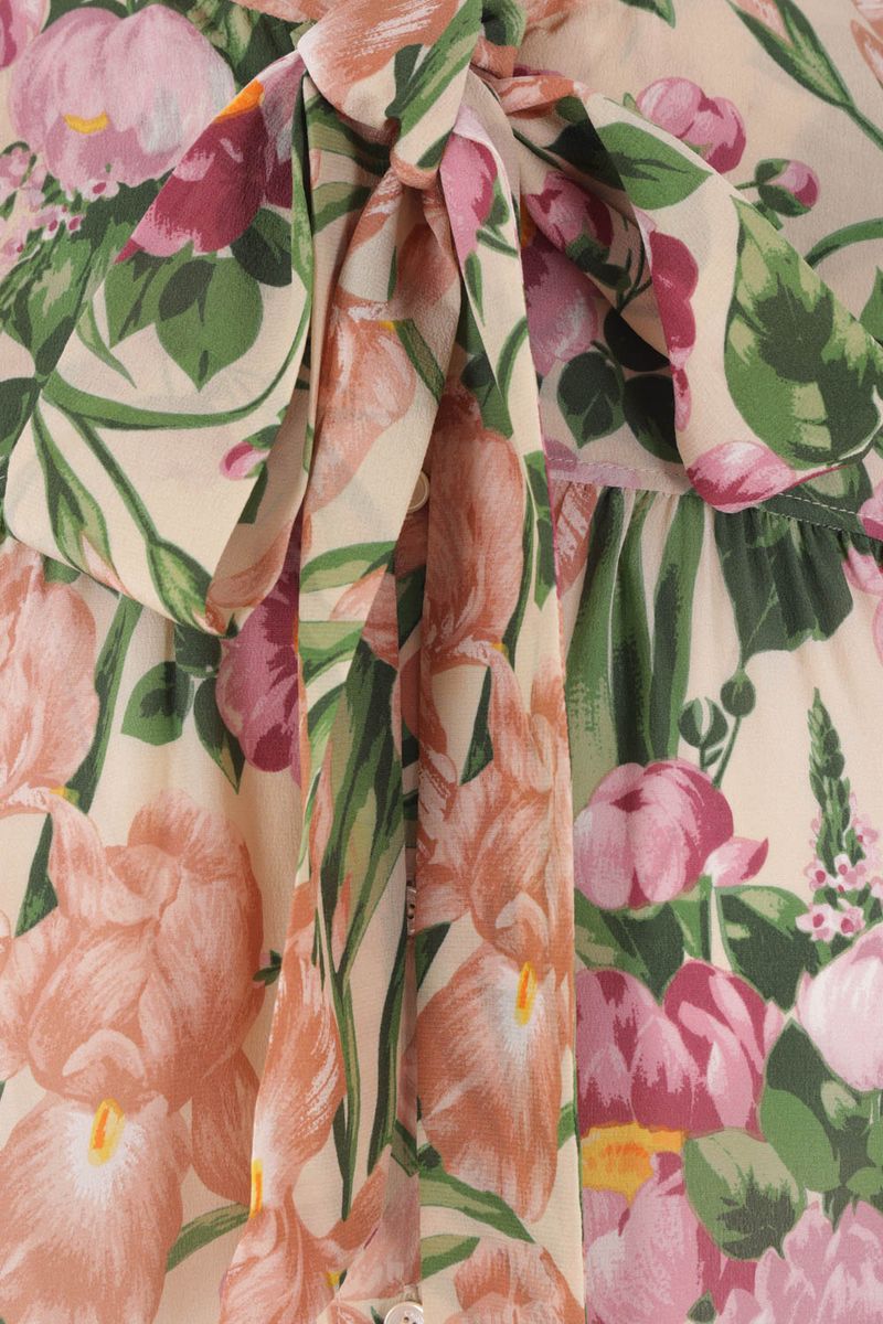 Chloé Floral Print Scarf Shirt Clothing