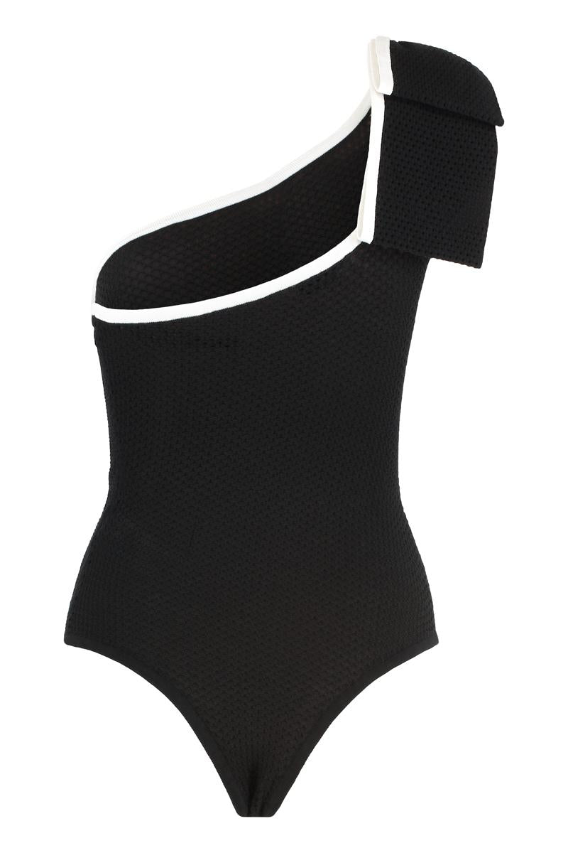 Elisabetta Franchi One-Shoulder Bodysuit