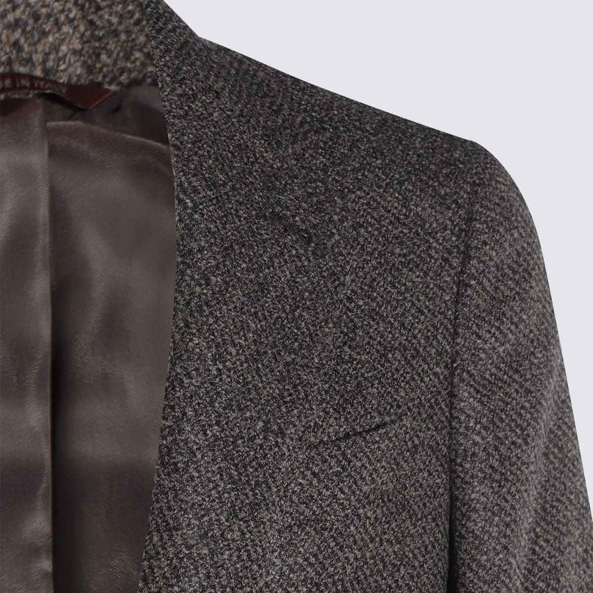 Canali Grey Wool Blazer