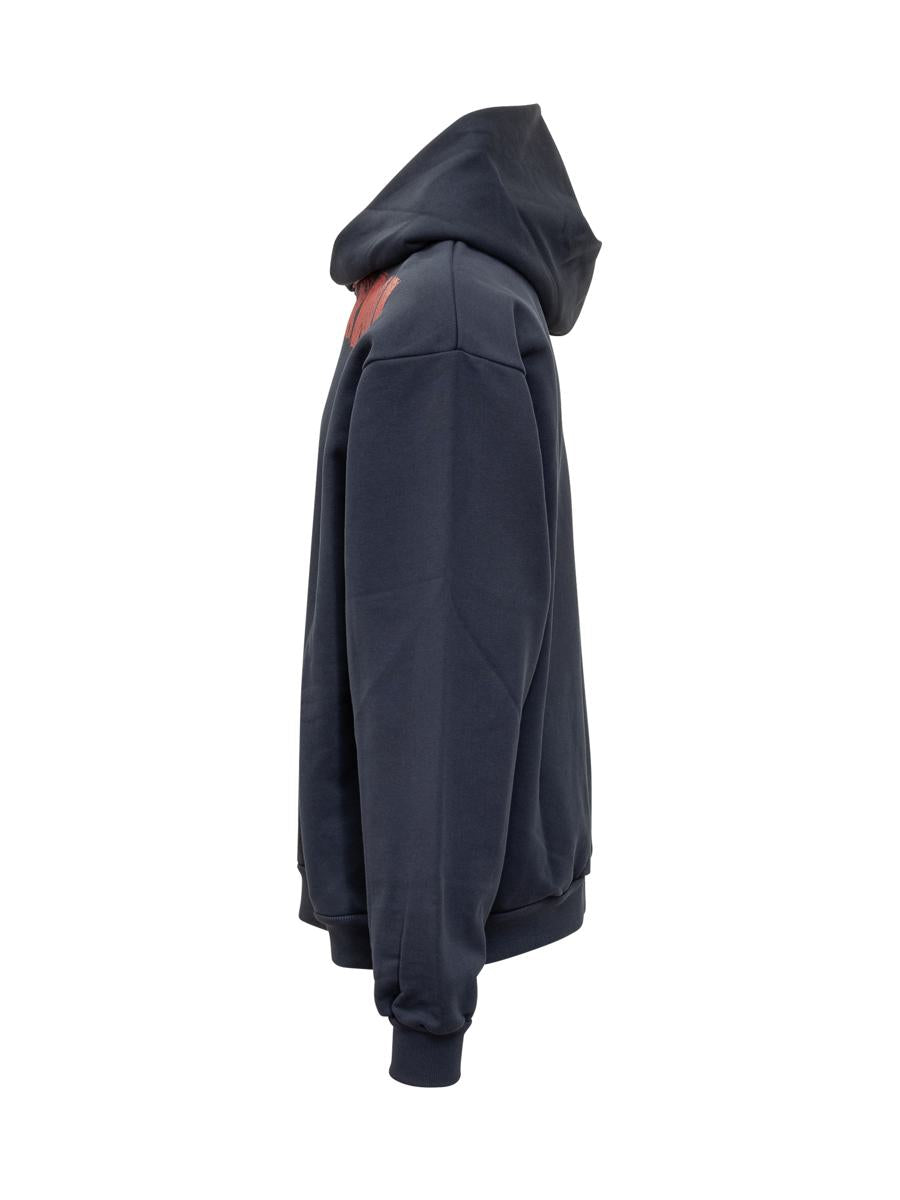 Marni Marni Hoodie With Red Logo