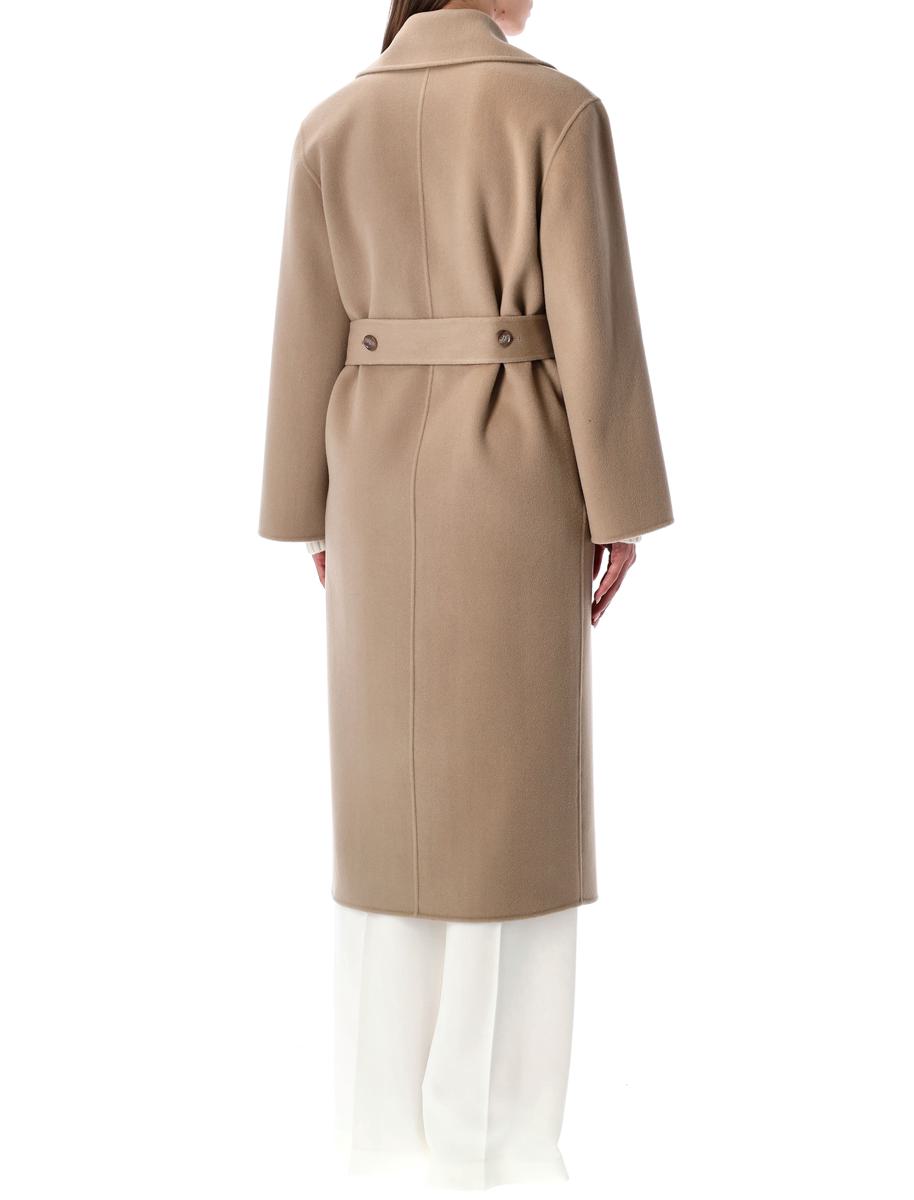 Alberta Ferretti Coat In Double-Face Wool